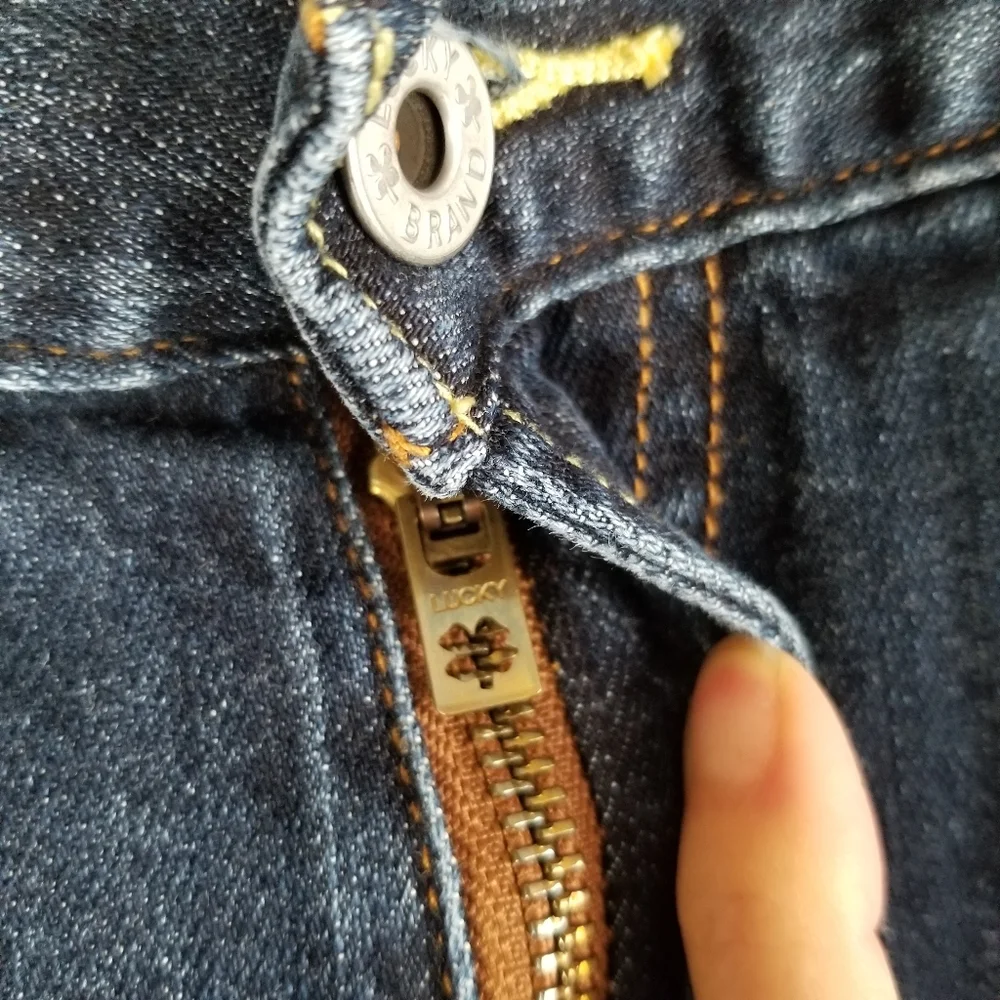 LUCKY BRAND Jeans 361 Vintage‎ Straight Dark Stretch Denim Mens 36x31